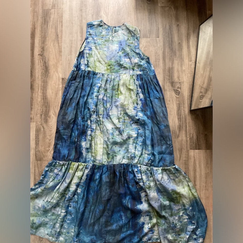 Johnny Was Gimova Shirred Maxi Dress size Small - Picture 7 of 8